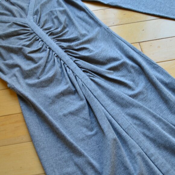 Diane Von Furstenberg Greece Gray Dress Size M - Picture 6 of 10